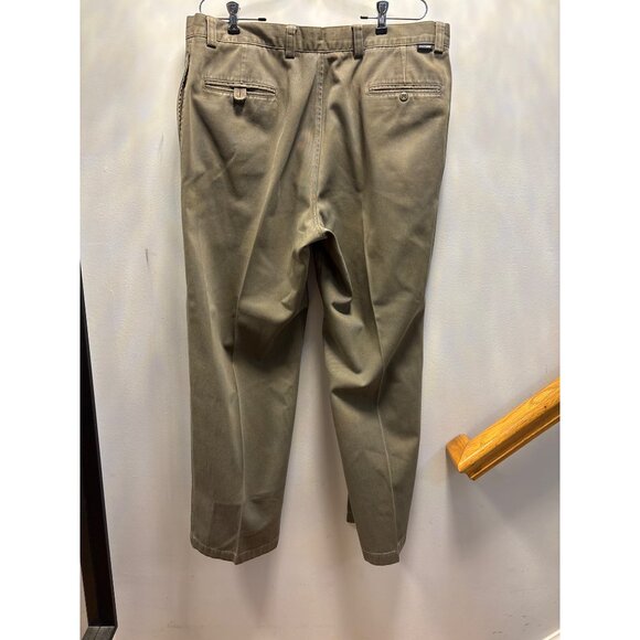 Dockers Khaki Mens Khaki Chino Pants Straight-Leg Flat Front Cotton SZ38X31 - Picture 7 of 14